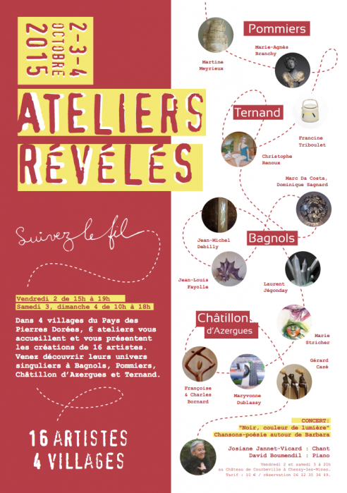 ATELIERS REVELES suivez le fil ROUGE